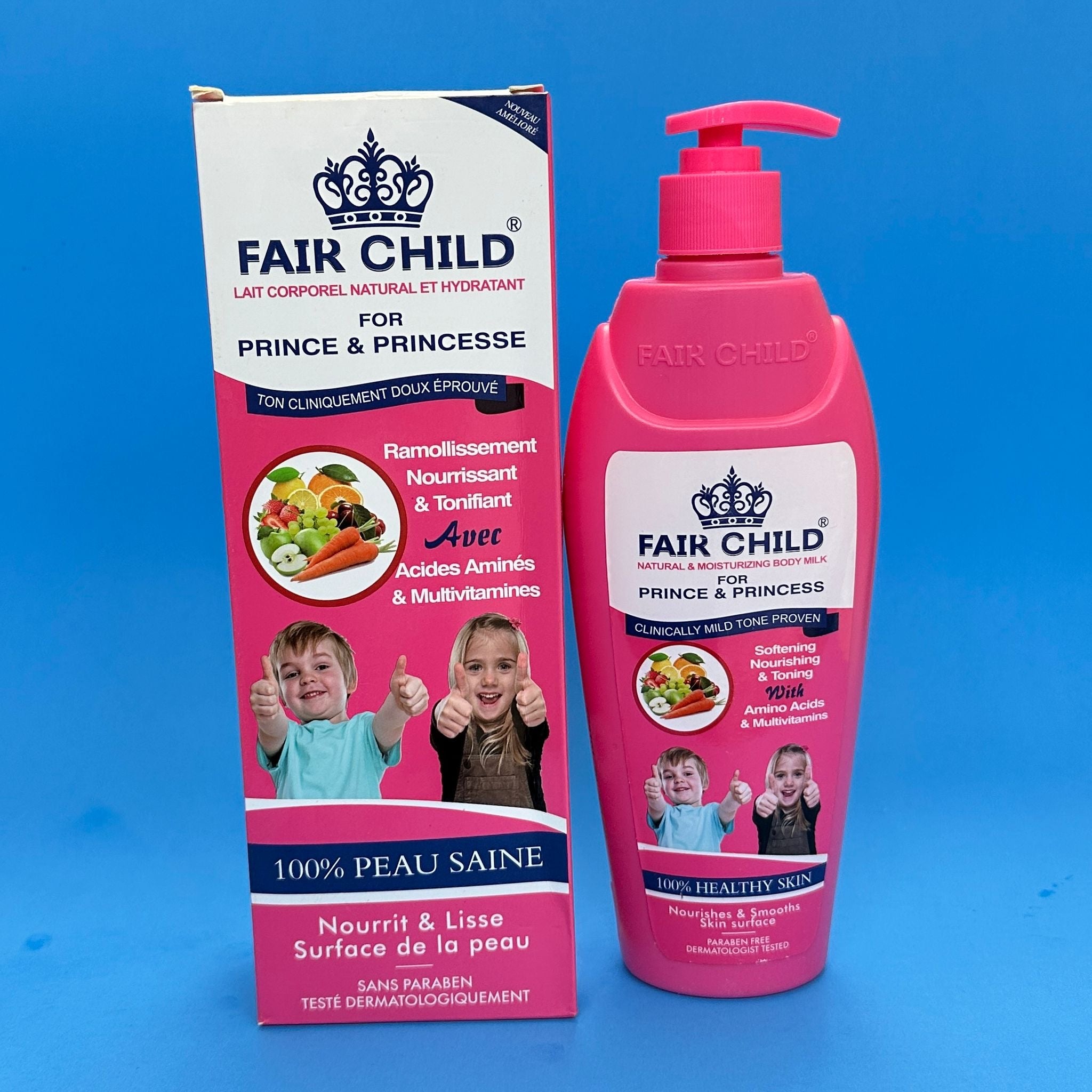 Lait De Corps Hydratant Fair Child Pour Enfants - SPF30, Beurre De Karité, 395 Ml - Neuf