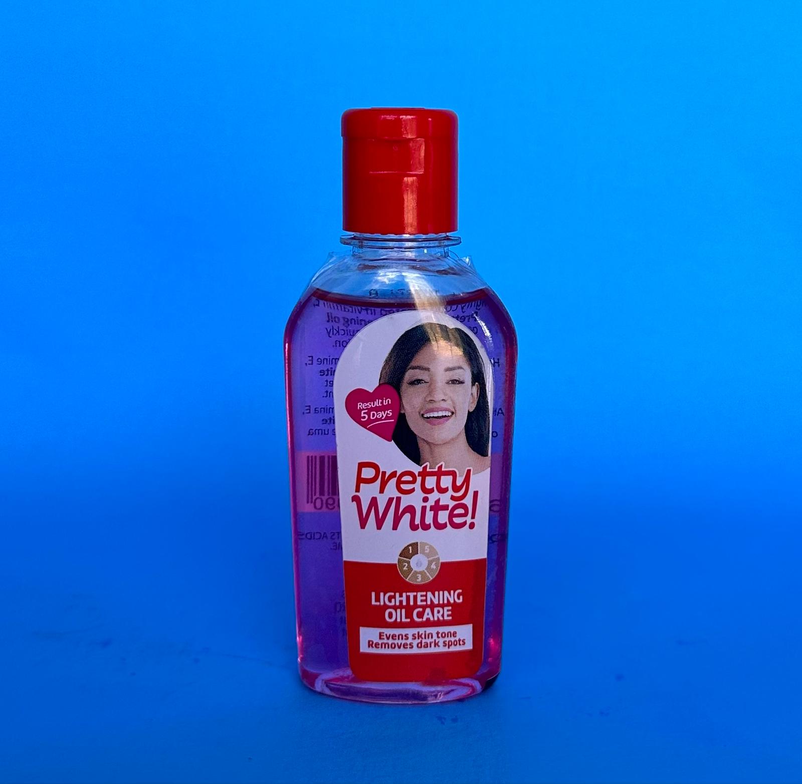 Pretty White Body Oil Mira Aura Beauty