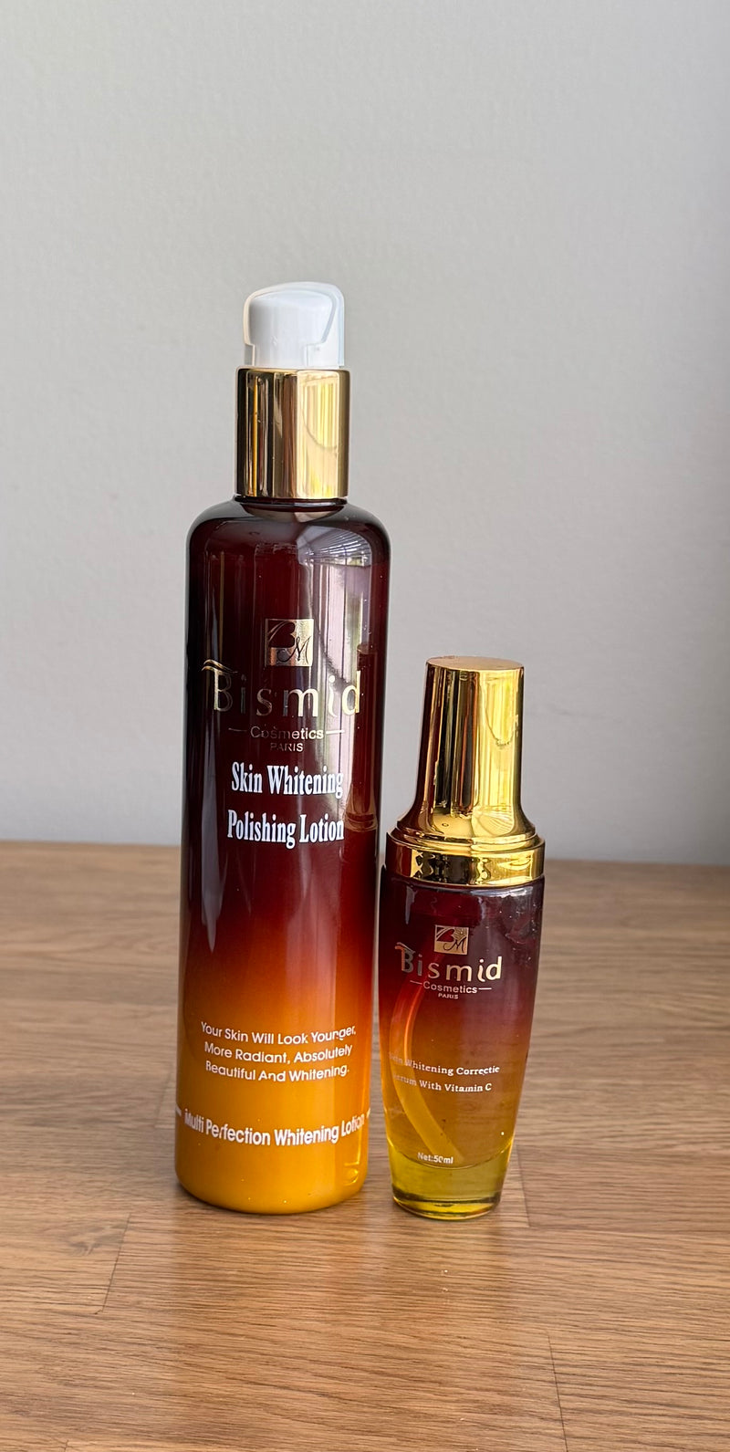 Bismid whitening Lotion and serum