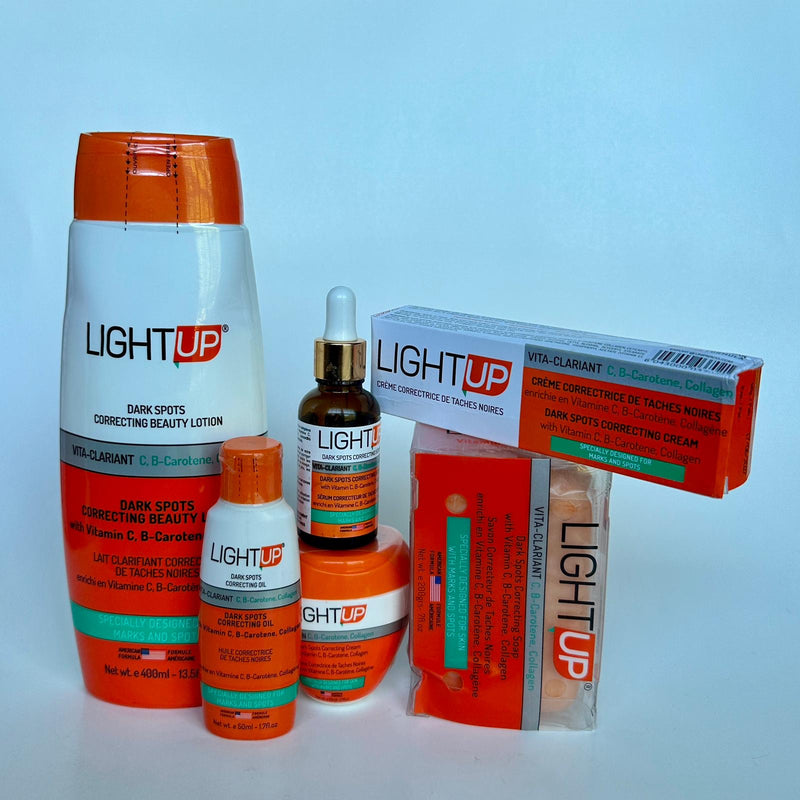 Light up face and body set