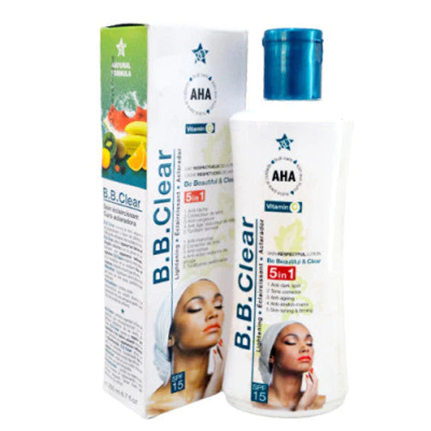 B.B. Clear 5 In 1 Lightening Care Lotion 200 ml