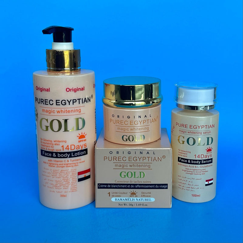 Purec Egyptian Magic Whitening  Gold Set