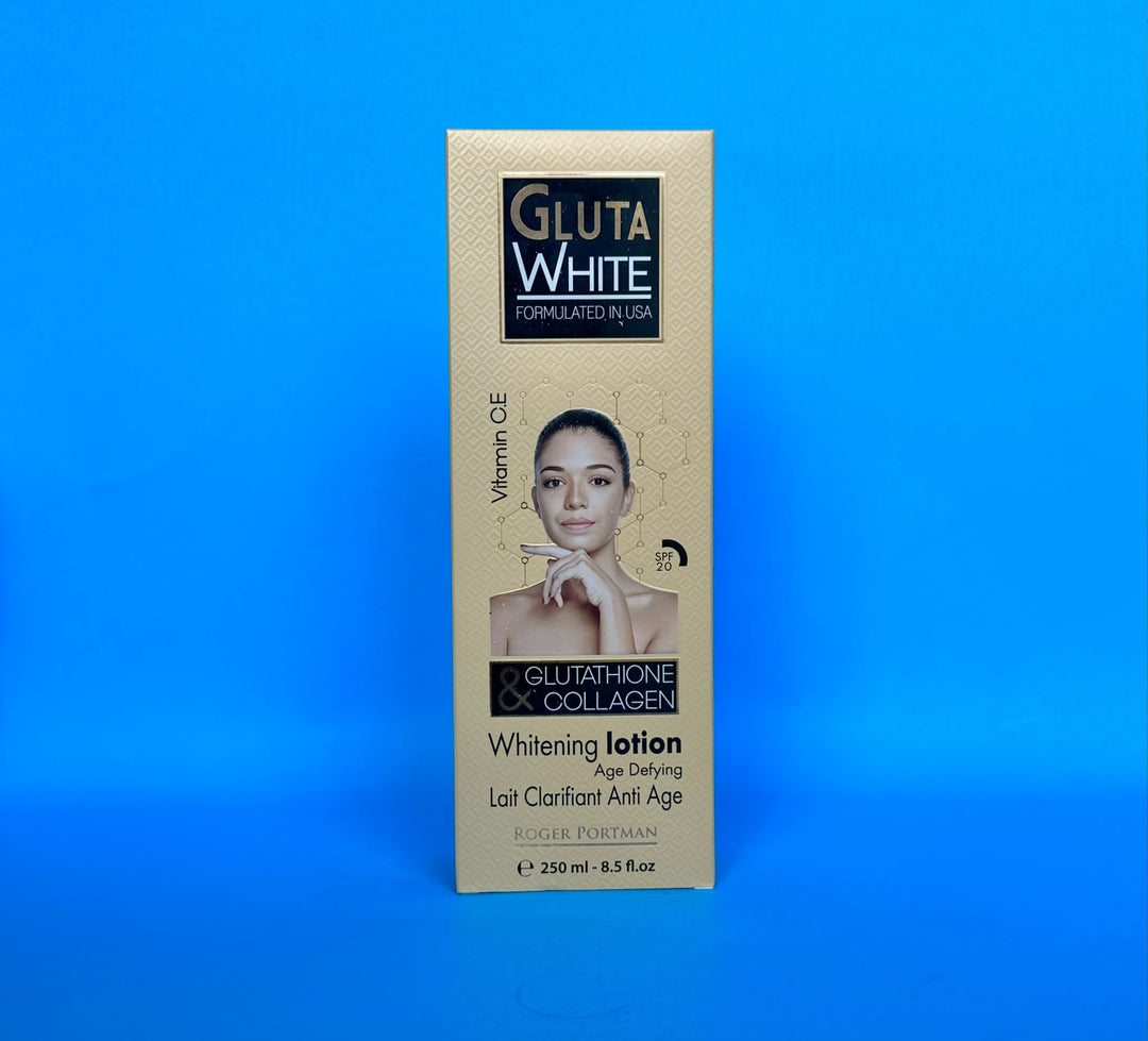 Gluta White Lightening Body Lotion 250 ml Mira Aura Beauty LLC Gluta White Lightening Body Lotion 250 ml Mira Aura Beauty LLC